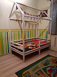 Дитяче ліжечко-будиночок з дерева (з Вільхи/Липи/Ясеня) "Летучий Корабль", фото 2