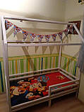Дитяче ліжечко-будиночок з дерева (з Вільхи/Липи/Ясеня) "Летучий Корабль", фото 3