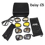 Тактичні окуляри Daisy C5 з поляризацією/балтичні/окуляри для риболовлі/для велосипедистів/дрібночки, фото 6