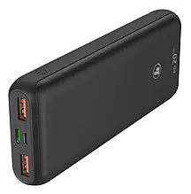 Зовнішній акумулятор (павербанк) HAMA PD20-HD 20000mAh Grey (00187289, 00201663)