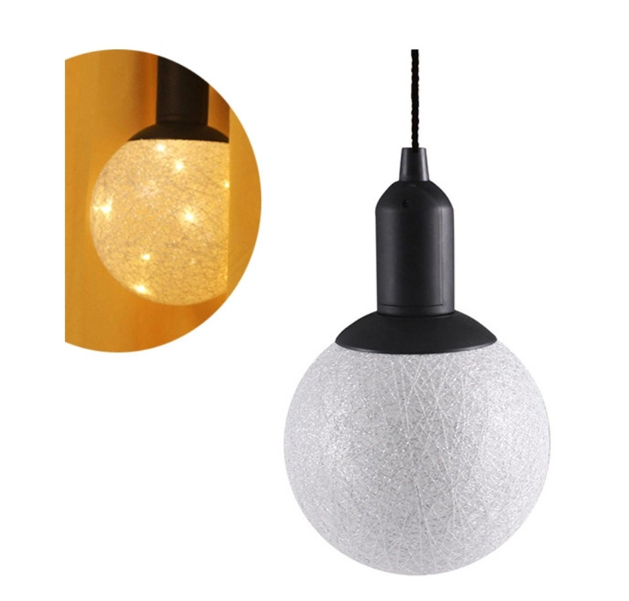 Новорічний світильник Led Cotton Ball Lamp, фото 1