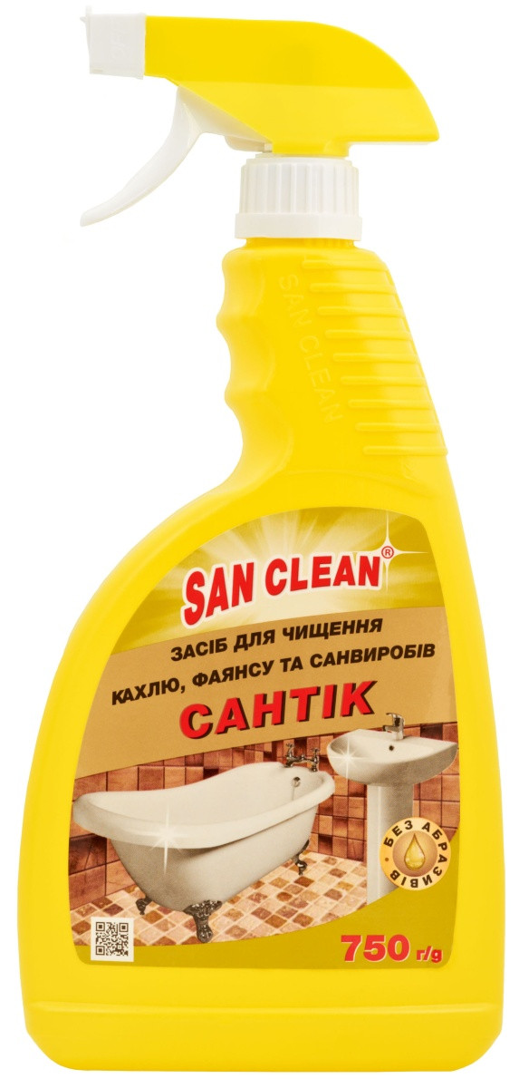 М/з для сантехніки Сантік "San Clean"  750мл з курком