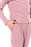 Підліткова піжама для дівчат (розмір 122, 128, 146, 158) колір Пудра, фото 5