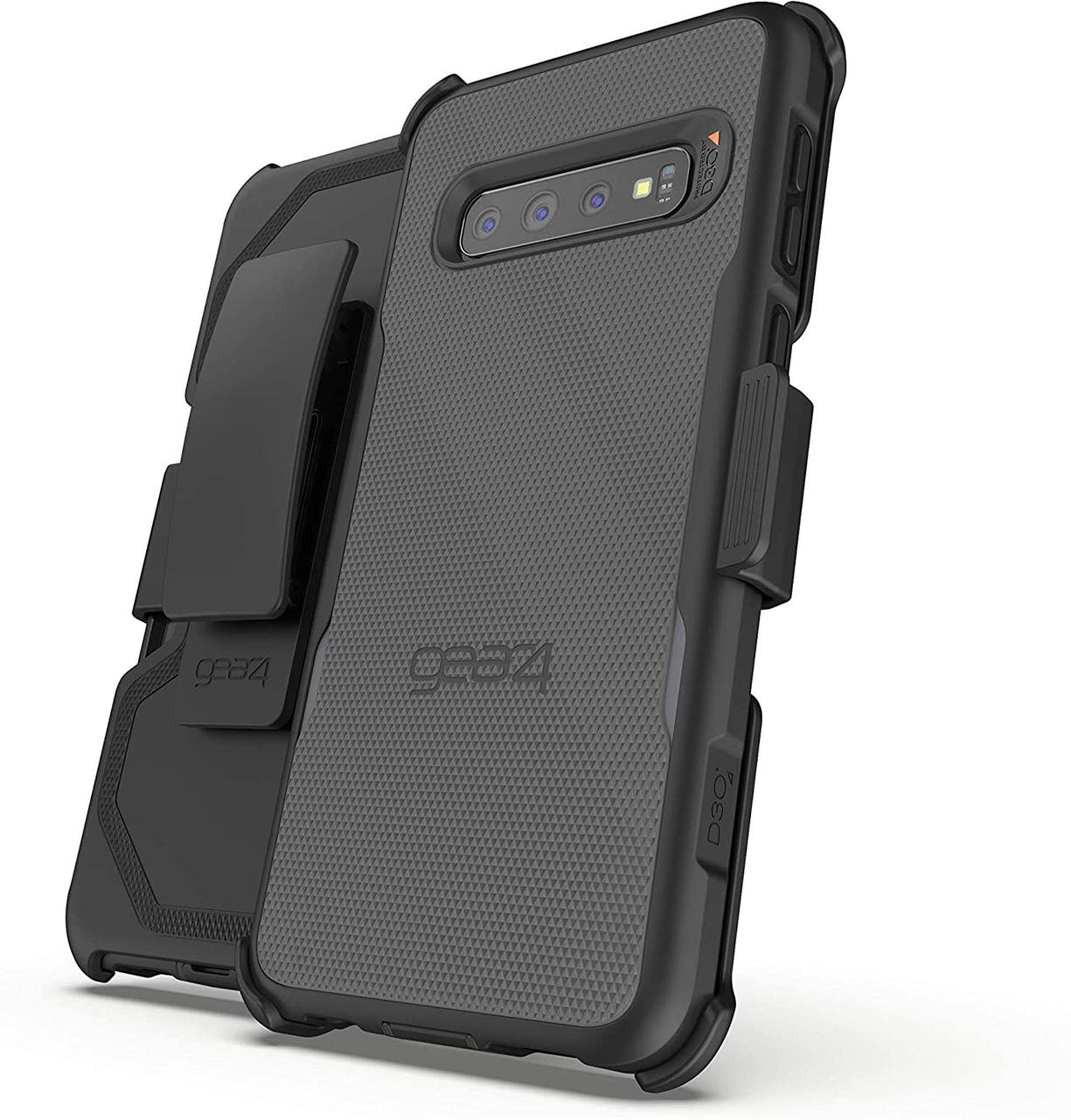 Захисний чохол Gear4 Platoon Black з кліпсою для Samsung Galaxy S10 Plus SM-G975