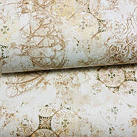 Шпалери на паперовій основі Континент Франческа бежевий дуплекс 0,53 х 10,05м (065)