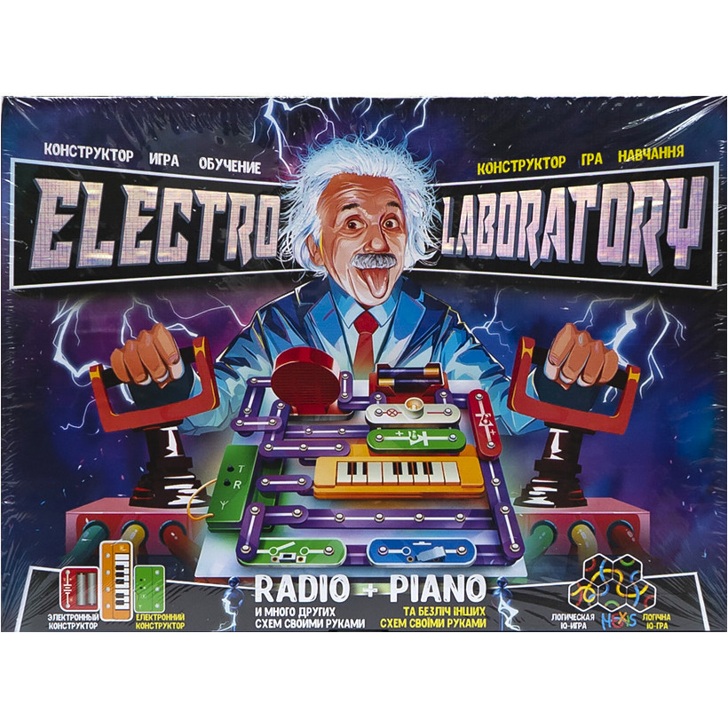ЕЛЕКТРОННИЙ КОНСТРУКТОР "Electro Laboratory. Radio+Piano" ELab-01-03