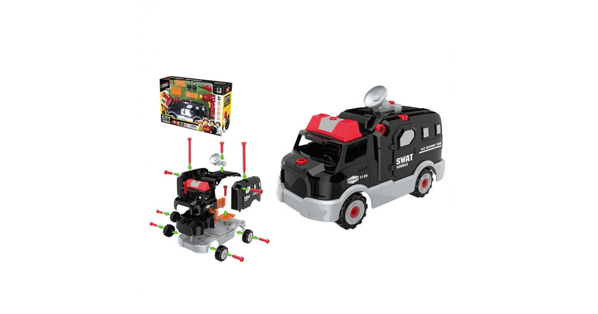 КОНСТРУКТОР З ОТВЕРТКИЙ арт.661-416 Машина-фургон шурупокрут, фото 1