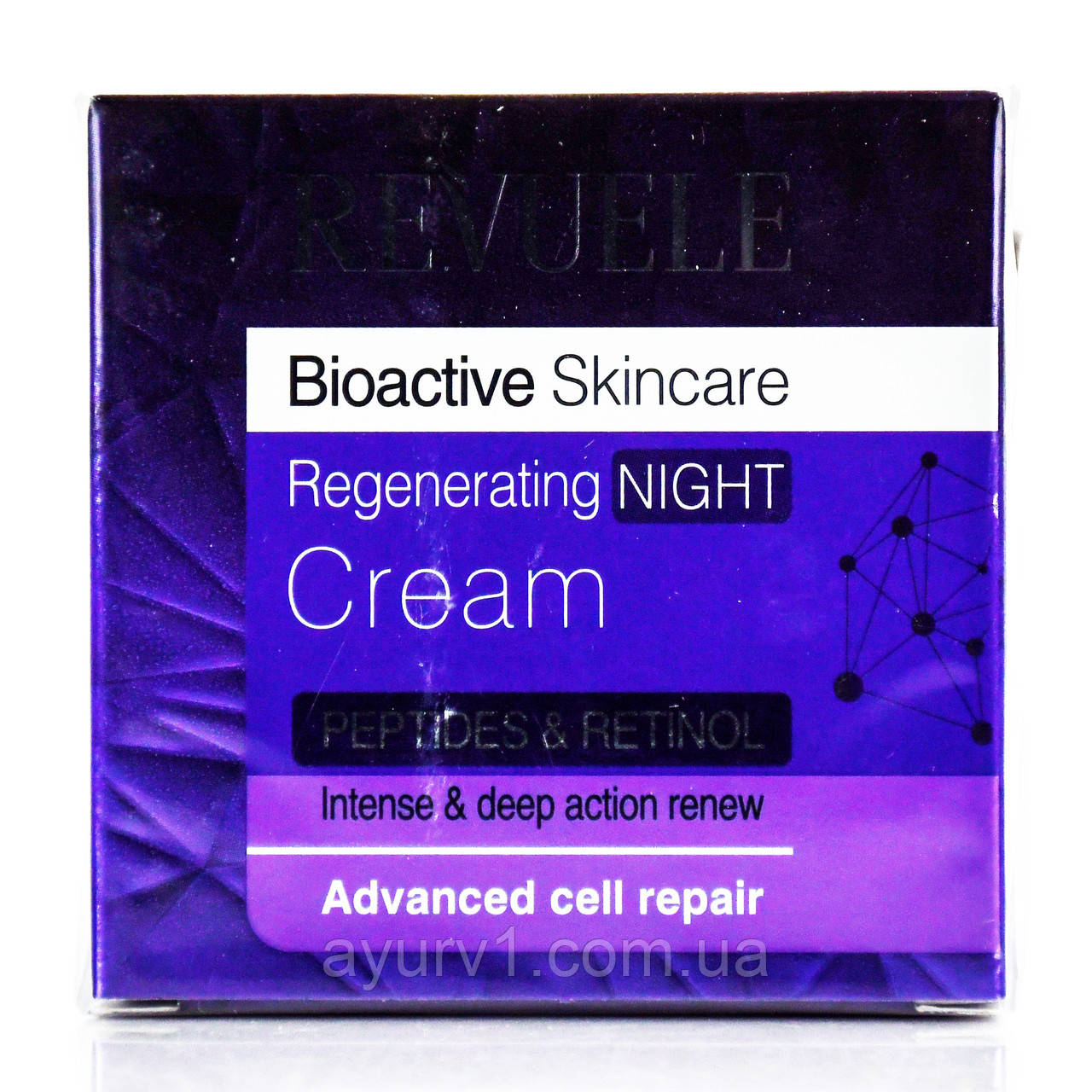 Нічний крем для обличчя з ретінолом та пептидами, Regenerating Night Cream, Revuele, 50 ml