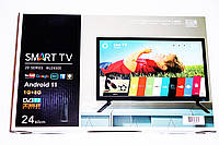 LCD LED Телевизор 24" Smart TV, WiFi, 1Gb Ram, 8Gb Rom, T2, USB, HDMI, Android