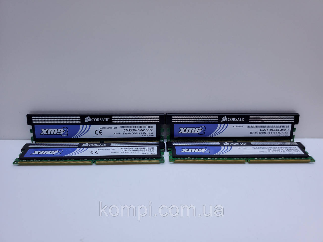 Оперативная память Corsair 8Gb Kit (4x2Gb) DDR2 800 Mhz PC2-6400