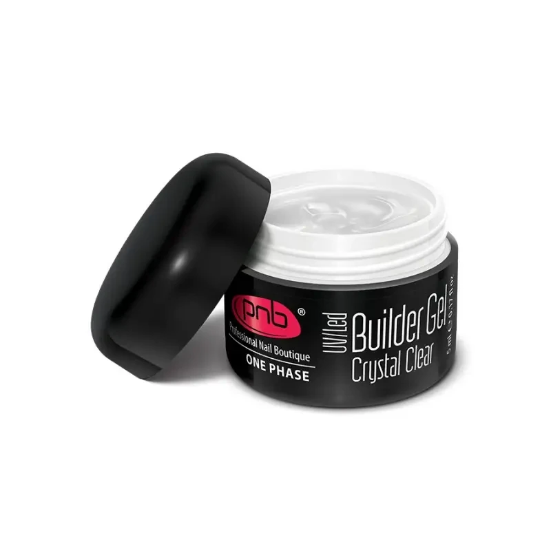 Гель моделюючий PNB One Phase Builder Gel Crystal Clear, прозорий, 15 мл