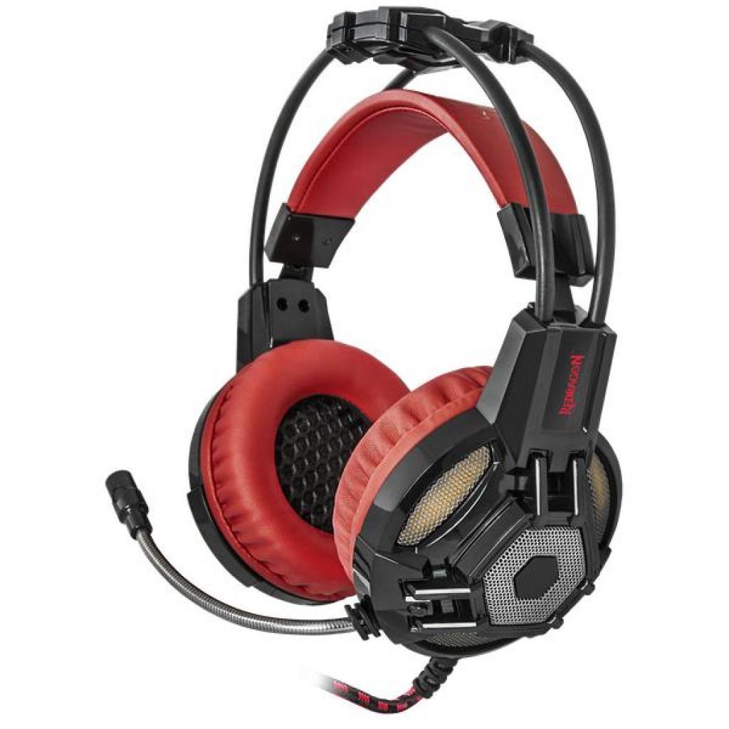 Ігрові дротові навушники Defender Lester 2.2м (Червоно-чорні)