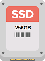 Накопичувач SSD 2.5" 256GB в асортименті Mix Brand, б/в