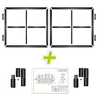 Распашные ворота КСС (Свари сам) на проем 4.5 метра