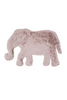 Детский ковер с высоким ворсом в форме слона Kayoom розовый 60x90 см. 168195