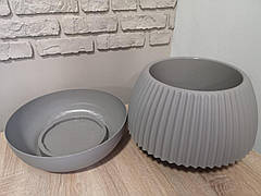 Вазон "Бохо" D21*33cм 4,5л, фото 6