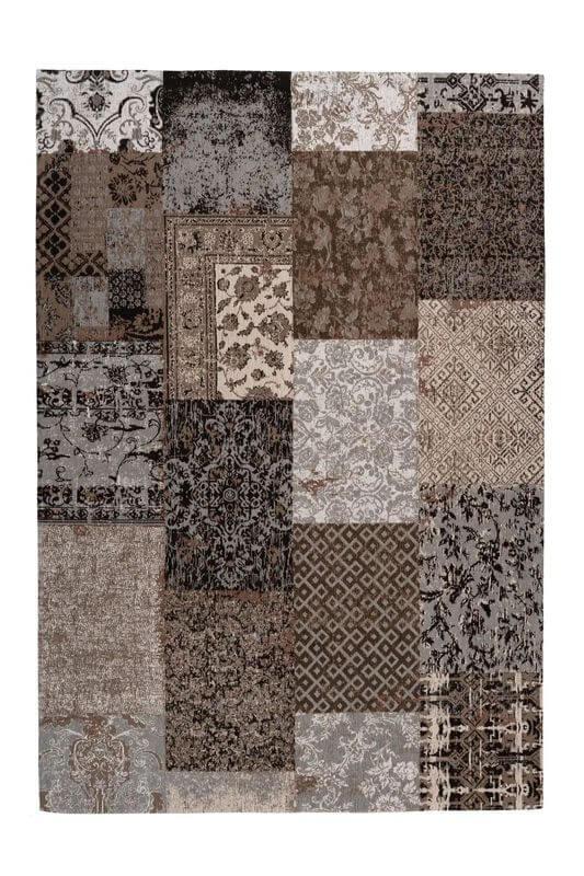 Бавовняний килим ручної роботи Kayoom коричневий 160x230 см. 168380