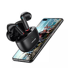 Навушники вкладиші безпровідні з мікрофоном USAMS NX10 TWS Bluetooth в кейсі Чорний (BHUNX01), фото 4