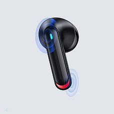 Навушники вкладиші безпровідні з мікрофоном USAMS NX10 TWS Bluetooth в кейсі Чорний (BHUNX01), фото 5