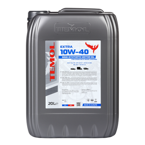 Моторна олива КСМ TEMOL Extra 10W40 20л API SJ/CF