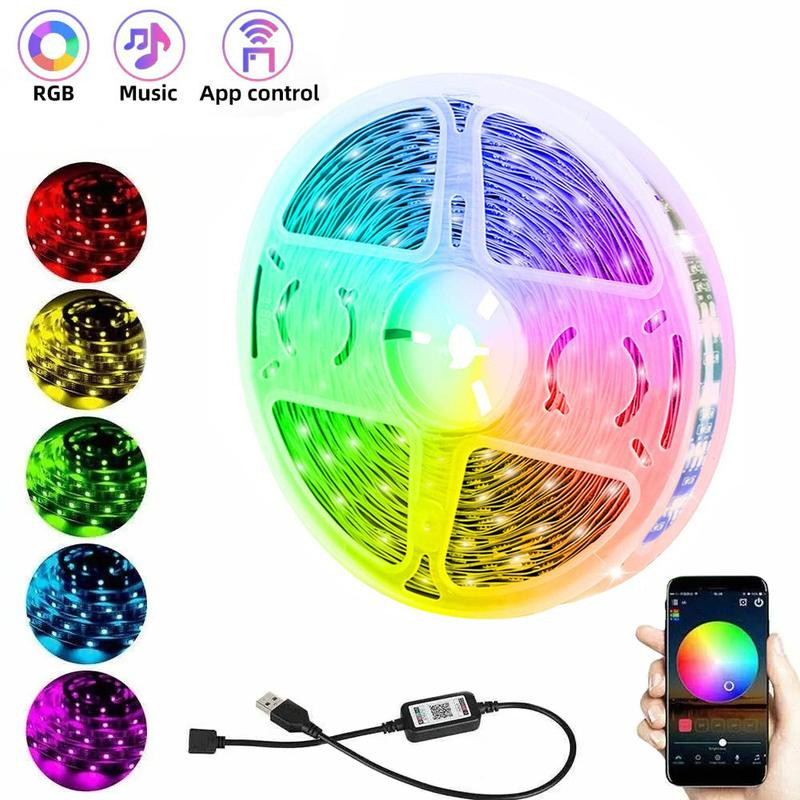 Світлодіодна Bluetooth RGB-стрічка 5M USB APP BT (7995)