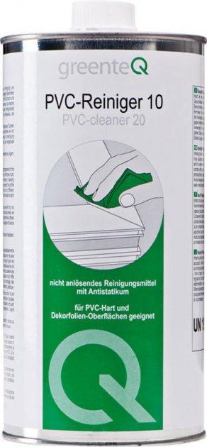 Професійний засіб для очищення виробів із ПВХ, greenteQ очисник пластику 1 л