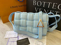 Жіноча сумка Bottega Veneta Padded Cassette Bag Blue