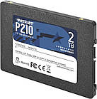 SSD диск 2TB Patriot P210 2.5" SATAIII TLC (P210S2TB25), фото 2