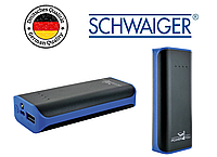 Power Bank 2200 mAh Schwaiger, карманний з кнопкою та індикатором
