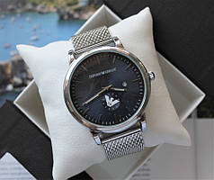 Чоловічий наручний годинник Emporio Armani срібло