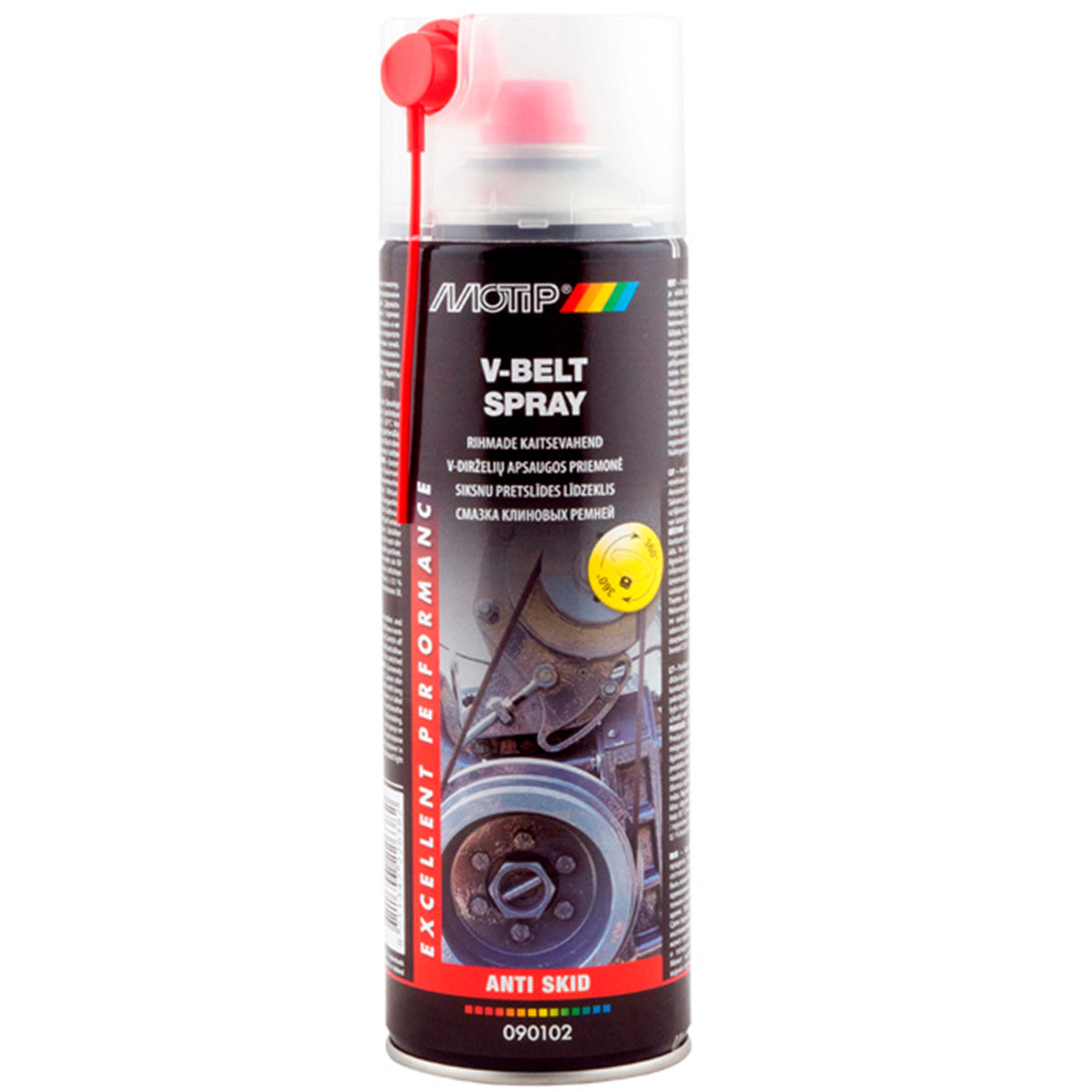 Мастило для клинових ременів Motip V-Belt Spray, 500 мл Аерозоль, фото 1