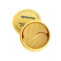 Патчи для глаз с золотом и улиткой Ayoume Gold Snail Eye Patch 60 шт