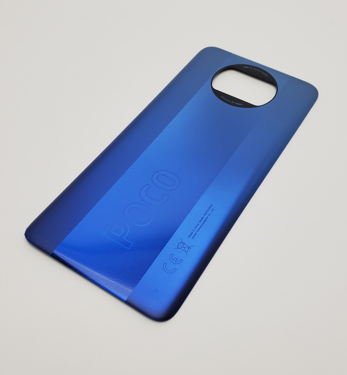 Купить Крышка Poco X3 Pro синяя Сервисный оригинал с разборки в Киеве ...