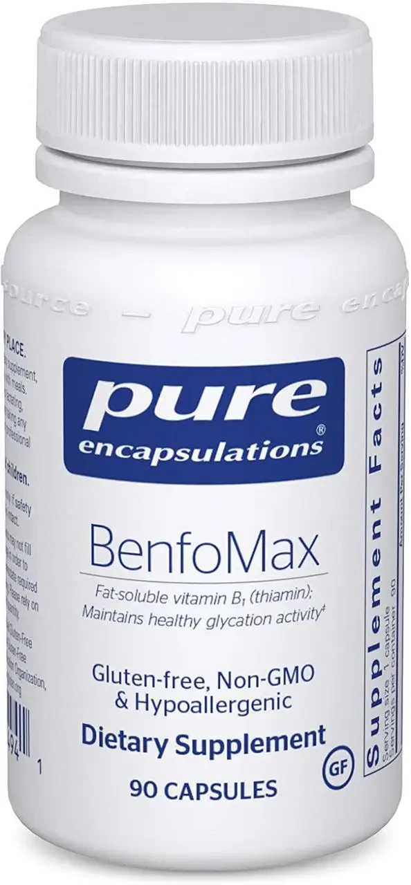 Pure Encapsulations BenfoMax / Бенфомакс Вітамін Б1 Тіамін 90 капсул BX532