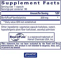 Pure Encapsulations BenfoMax / Бенфомакс Вітамін Б1 Тіамін 90 капсул BX532, фото 3