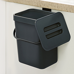 Компактне відро для сміття з кришкою, підвісне відро для сміття для дому, офісу,туалета MVM