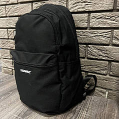 Рюкзак міський спортивний Crave чорний із білим логотипом