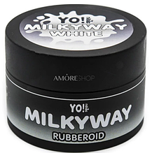 YO!Nails Base RubberOid Milkyway WHITE — каучукова база для гель-лаку (біла), 30 мл