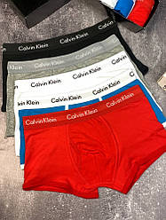 Набір чоловічих трусів Calvin Klein 365 Чорний, Сірий, Білий, Блакитний, Червоний mu003