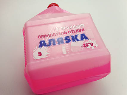 Очисник, омивач скла зимовий Аляска -20 5 л. Ягідний (4 шт.)