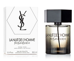 Чоловічі парфуми Yves Saint Laurent La Nuit de L'homme (Ів Сен Лоран Ла Нуїт де Л Хом) Туалетна вода 100 ml/мл ліцензія Тестер