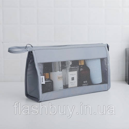 Універсальна дорожня косметичка Travel Life. Сірий - фото 1 - id-p1721058091