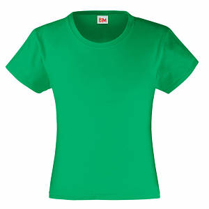 Зелена футболка для дівчаток (Комфорт)