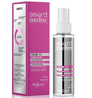 Відновлююча та укріплююча сироватка для тонкого та ламкого волосся Volume Body-Filler 2/L Seward Mediter