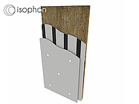 Звукоизоляционная бескаркасная система Isophon Panel Standard 1200х600х72мм