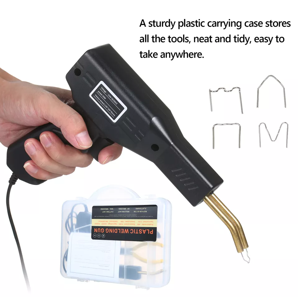 Горячий Степлер 50W + кусачки и нож (термостеплер, паяльник для пластика, паяльник для бамперов) - фото 2 - id-p1721077171