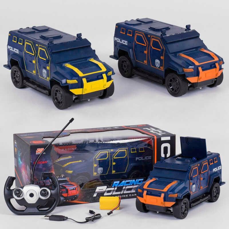 Машинка джип на пульті керування 666-710 NA, довжина 28 см, 2 кольори, люк і двері відчиняються, світлові ефекти, фото 1