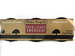 Паштет Іберико з чорної свині Iberico 750g 3х250g, фото 2