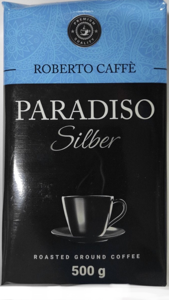 Кава мелена Roberto Cafe Paradiso Silver 500 г
