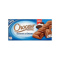 Шоколад Молочний Choceur Cookies & Cream Печиво та Вершки 180 г Німеччина